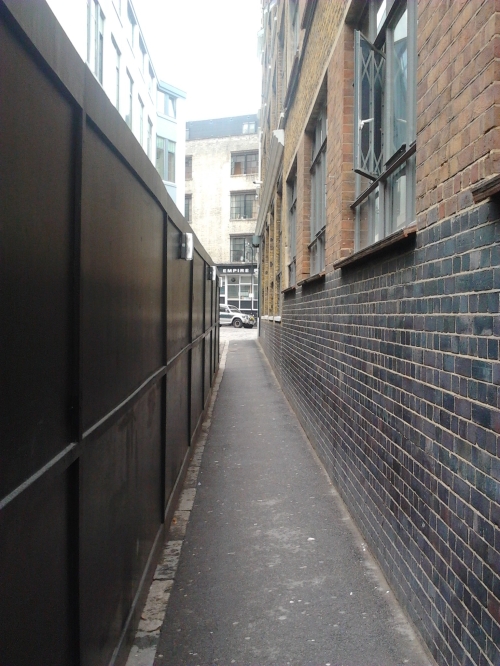 A backstreet in London